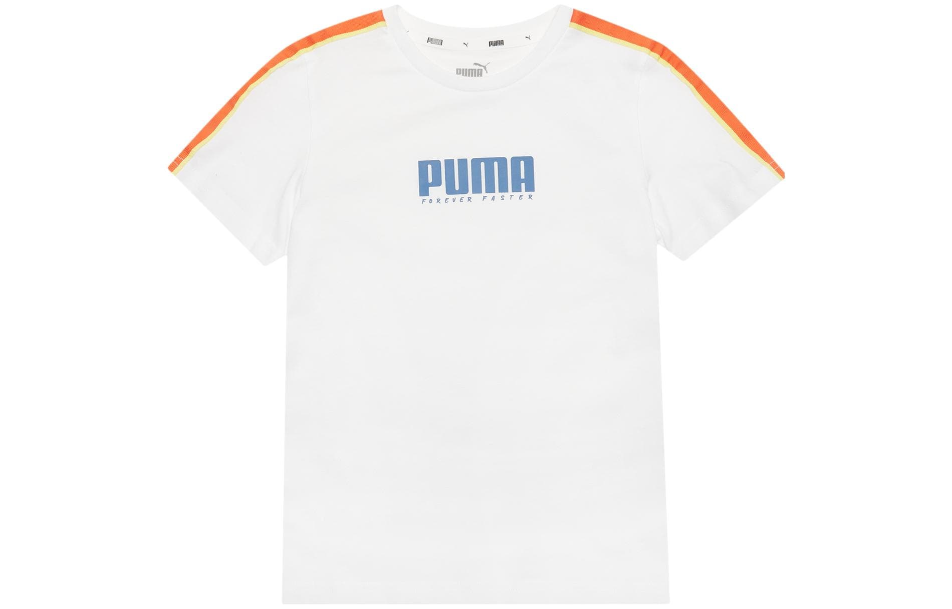 Футболка PUMA Белые Детские Футболки - изображение 1