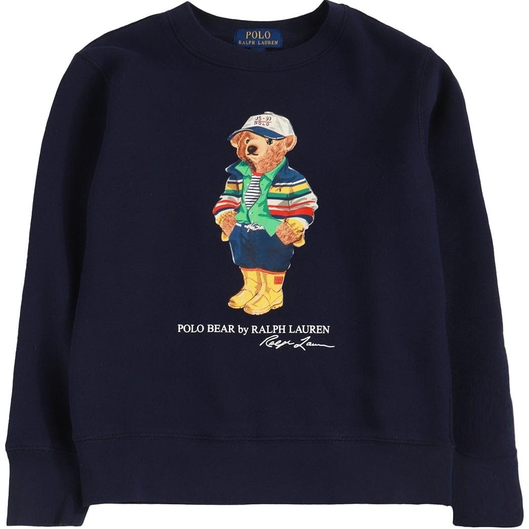 Платье-ханьфу в стиле худи Polo Ralph Lauren цвет морской синий детское - изображение 1