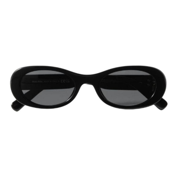 Солнцезащитные очки MIU MIU Бренд Фигурный Солнцезащитные очки Женские Черный - изображение 1