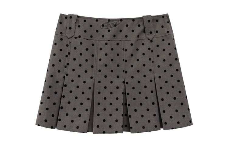 Юбка CHUU Carbon Gray Женская Повседневная Короткая Юбка - изображение 1