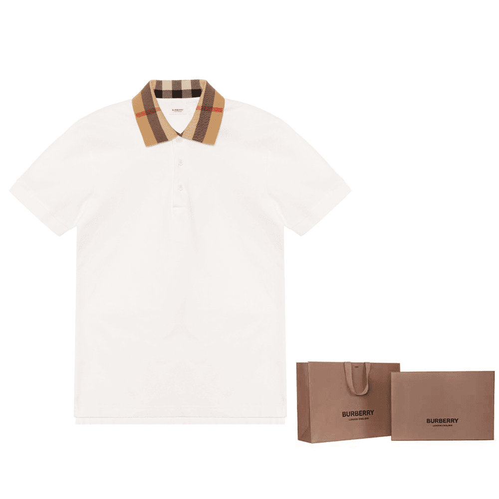 Поло Burberry SS23 Polo Мужское Белое - изображение 6