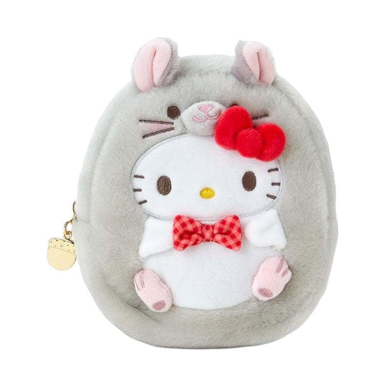 Портмоне Sanrio Полиэстер Волокно Кошелек для монет Мини Женский Серый - изображение 1
