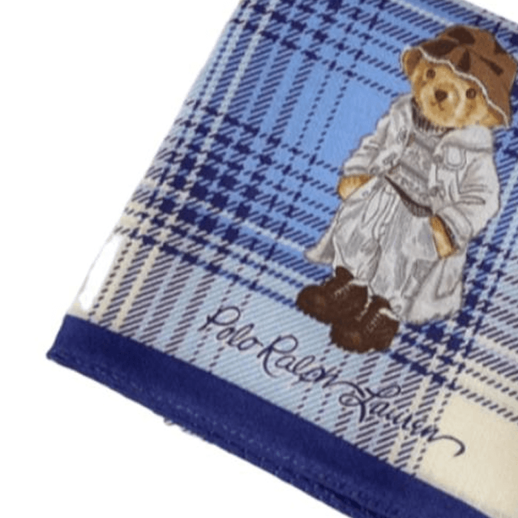Платок Polo Ralph Lauren Хлопковые шарфы унисекс синие - изображение 3