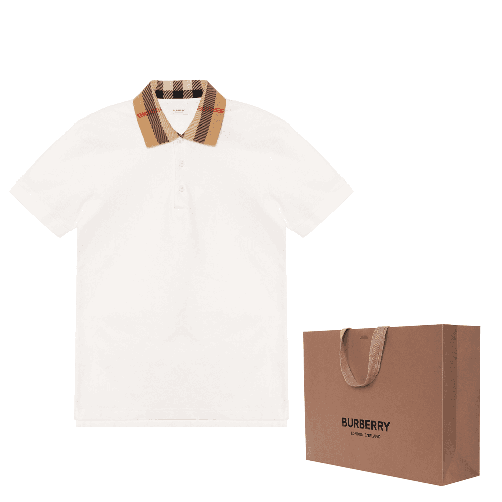 Поло Burberry SS23 Polo Мужское Белое - изображение 4