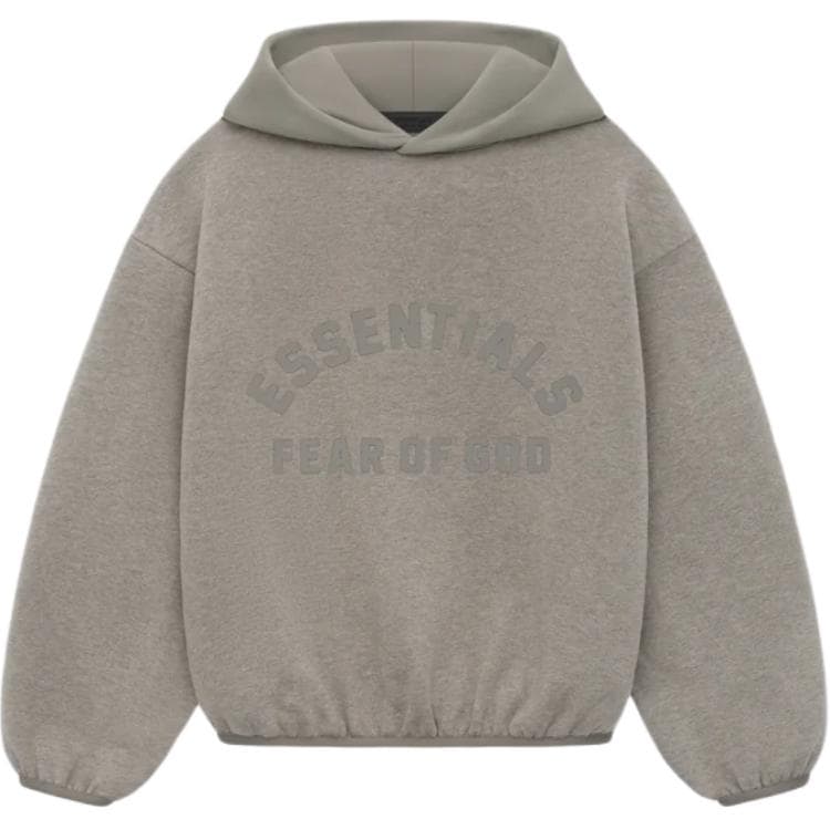 Fear of God Essentials SS24 KIDS NYLON FLEECE HOODIE DustHeather Grey - изображение 1