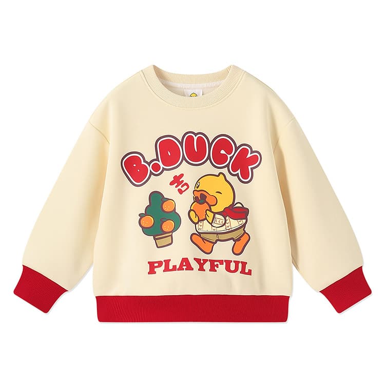 B.Duck Толстовка Уточка Мода Повседневное Универсальное Мягкое и Комфортное С флисовой подкладкой - изображение 1