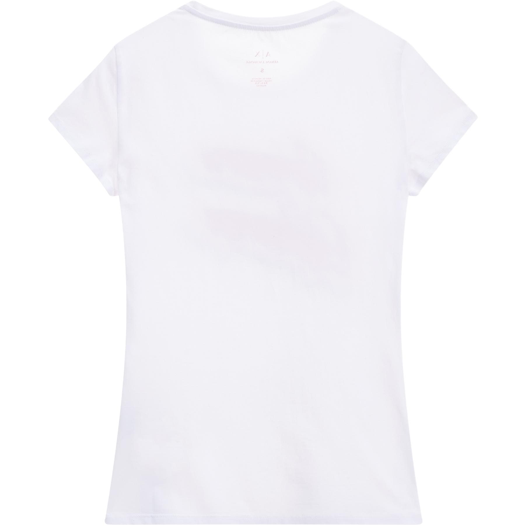 Футболка ARMANI EXCHANGEAE T Рубашка Женская Белая - изображение 2