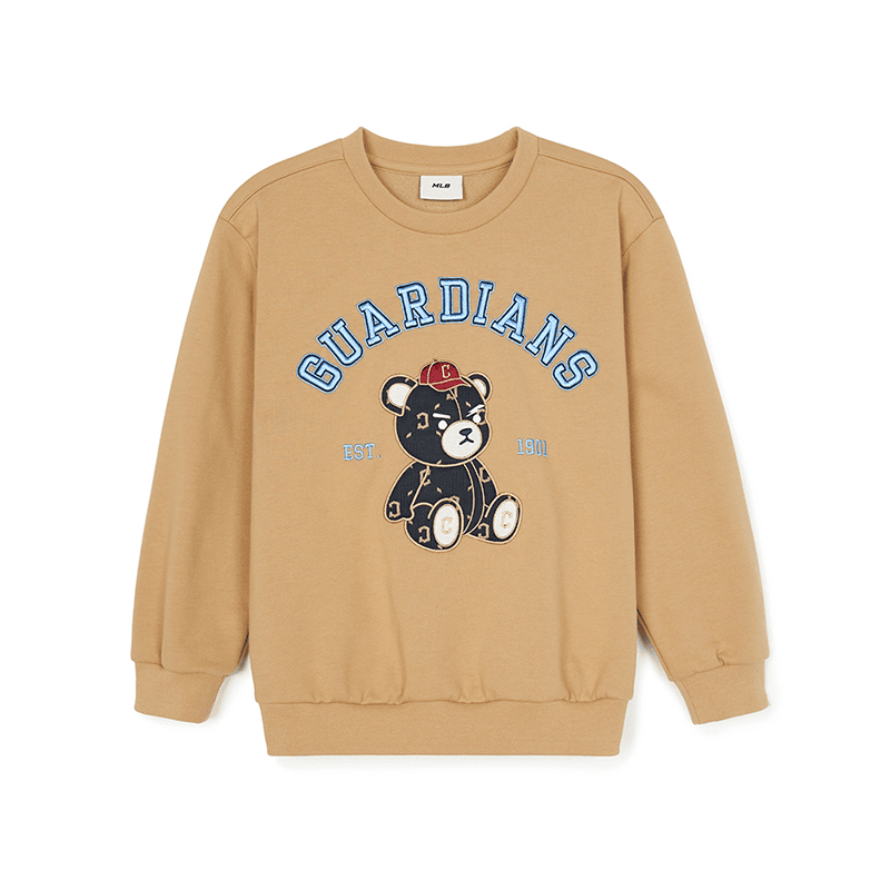 Кофта mlb Свитшот FW24 Бежево-желтый Детский - изображение 1