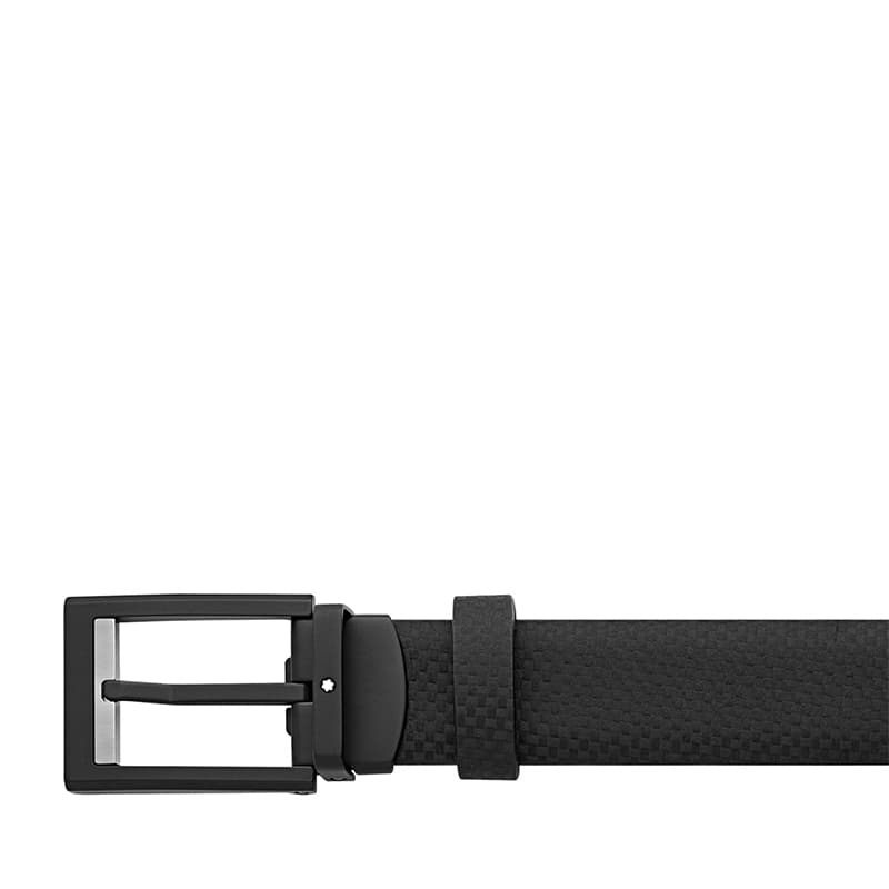 Ремень Montblanc Leather Belt Black - изображение 4