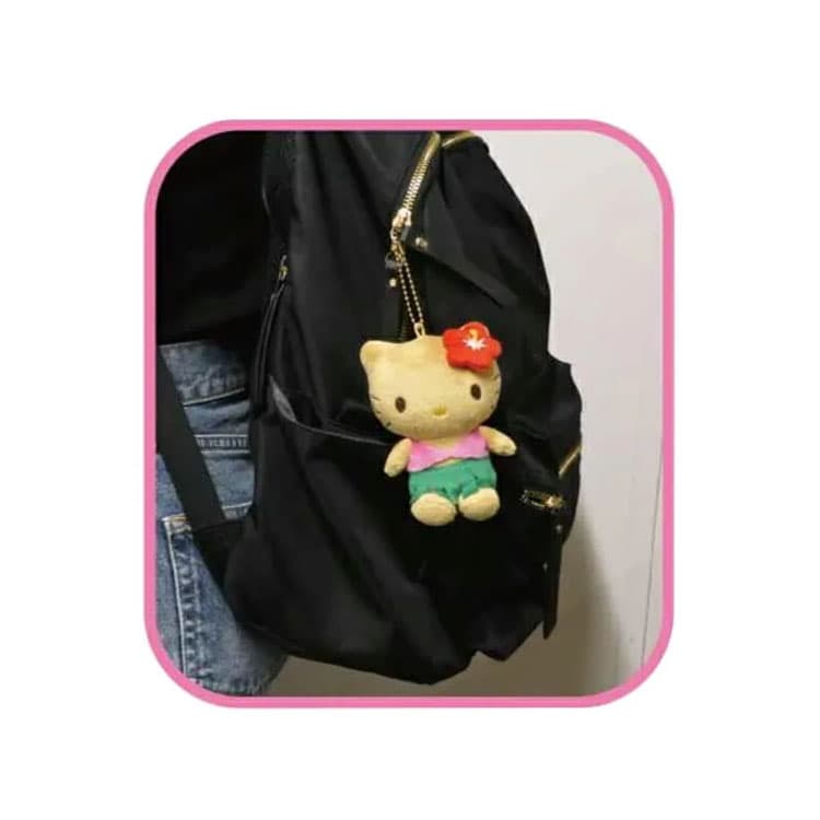 Санрио Hello Kitty Hello Kitty Гавайи Ограниченная серия Солнце Kissed Полосы Кукла Плюшевый Украшение Высота 10 см - изображение 2