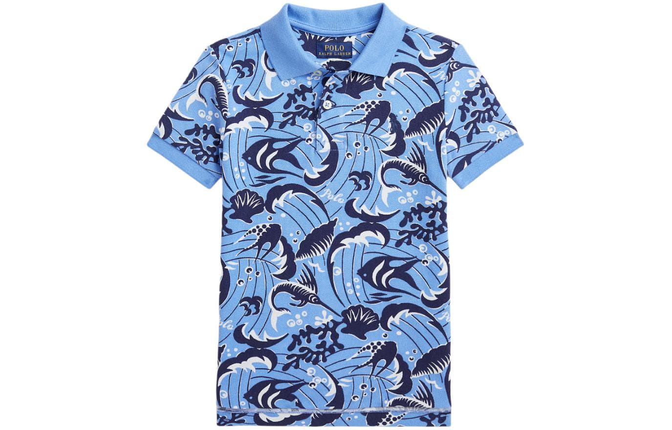 Футболка Polo Ralph Lauren Поло SS24 Синий Детский - изображение 1