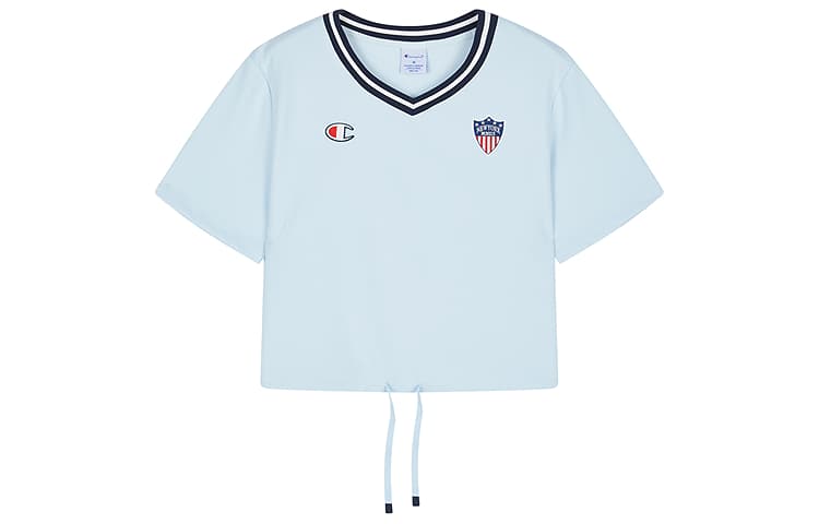 Футболка Champion SS25 Regular T-Shirt Womens US Version Легкая дышащая удобная повседневная модная универсальная простая классическая ретро - изображение 1
