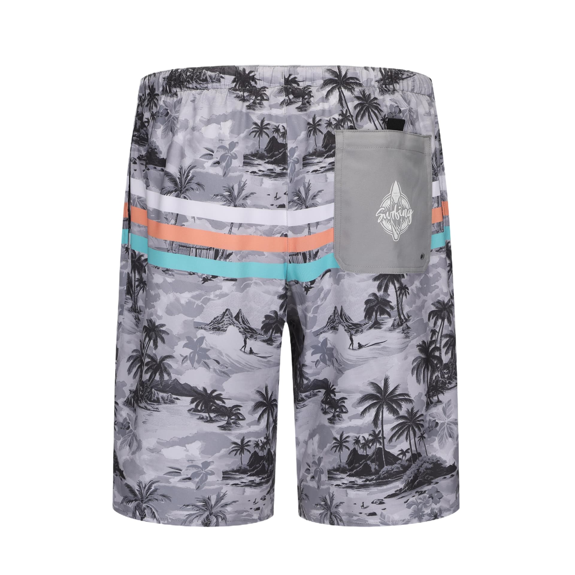 DECATHLON OLAIAN 100 Collection Пляжные шорты Мужские Серые - изображение 2
