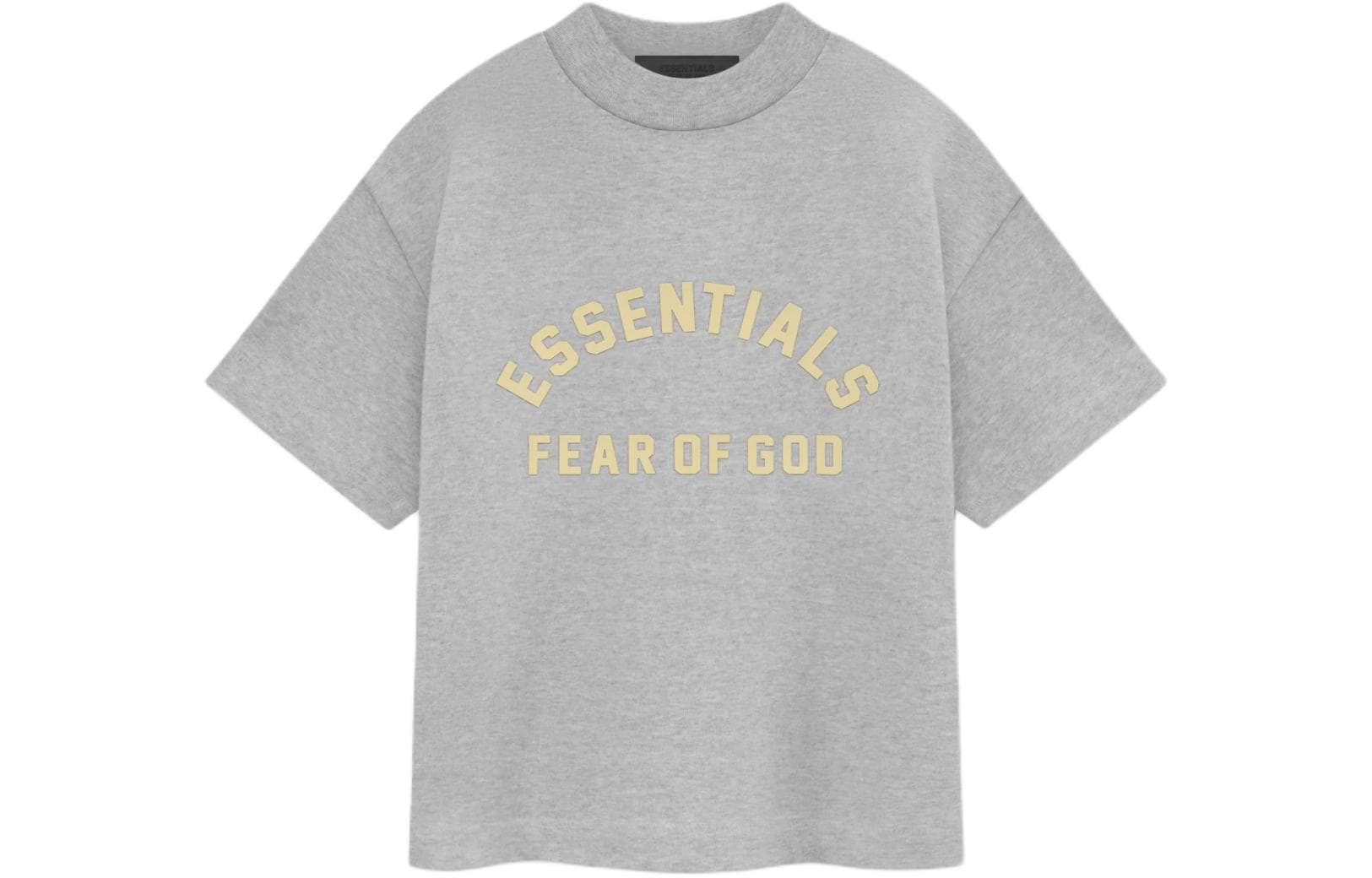 Футболка Fear of God Essentials SS24 Kids Heavy Jersey Crewneck T-shirt T Light Heather Grey - изображение 1