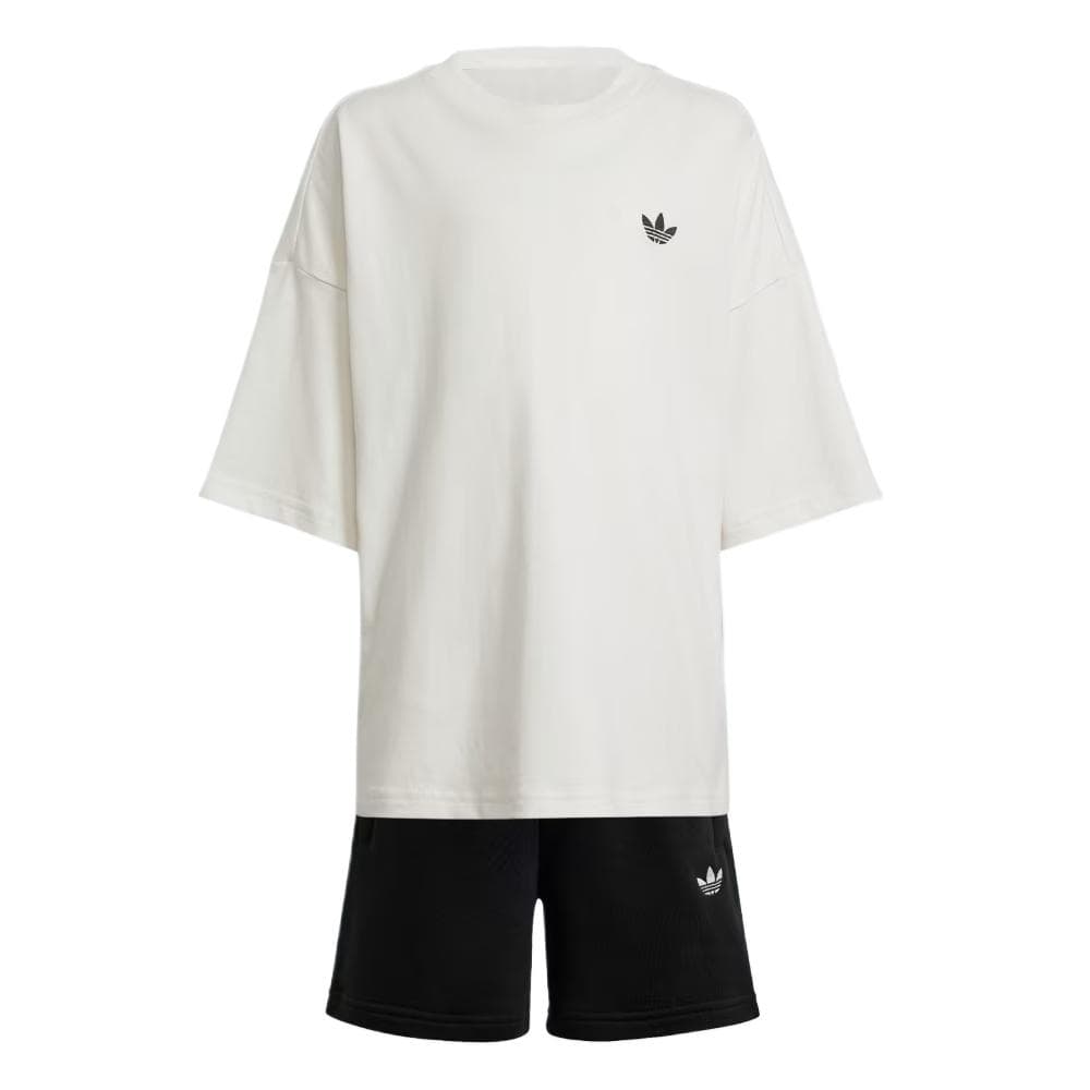 Adidas Originals Повседневная Спортивная Одежда Белый Черный Детский - изображение 1