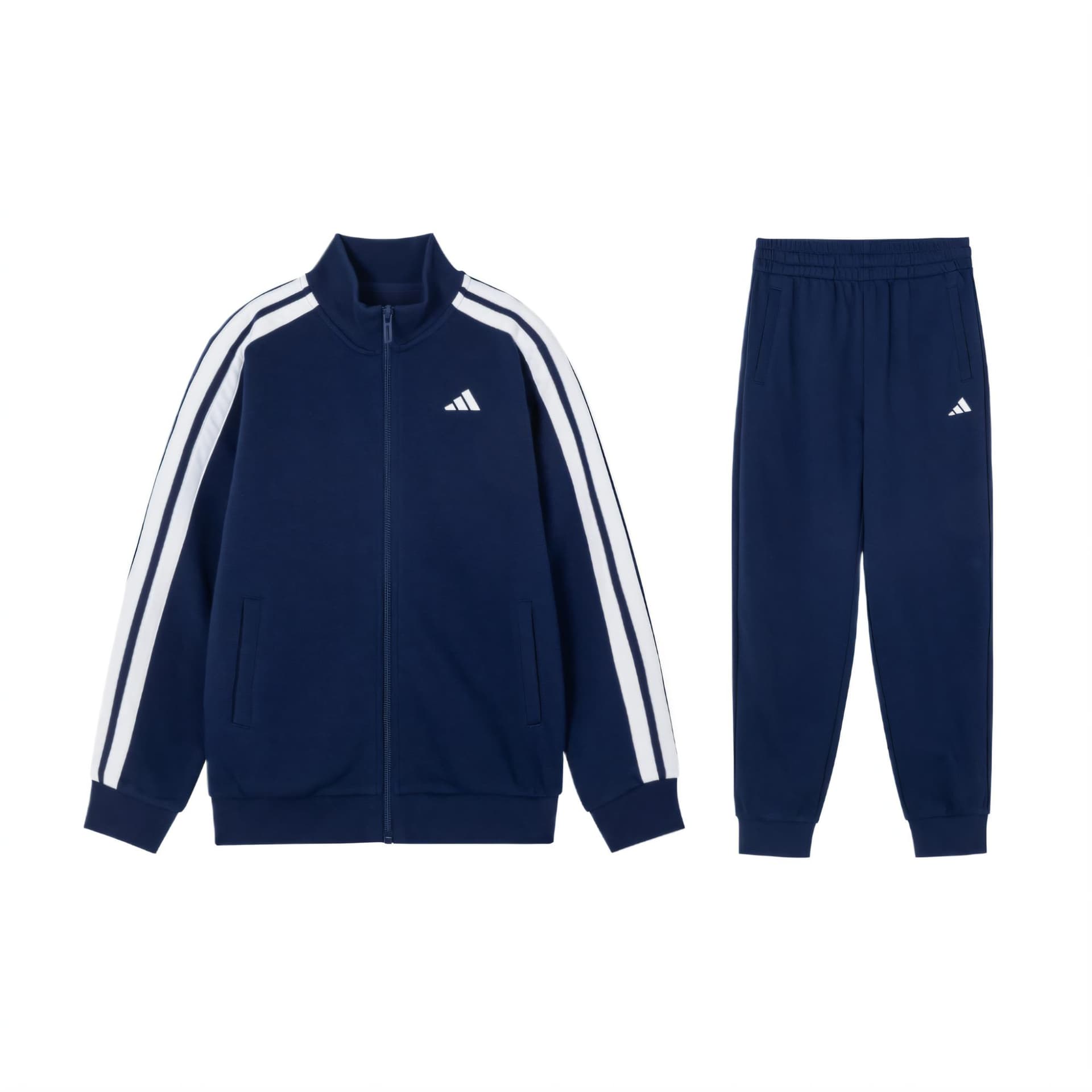 Adidas Повседневная Спортивная Одежда Темно-Синий Белый Детский - изображение 1