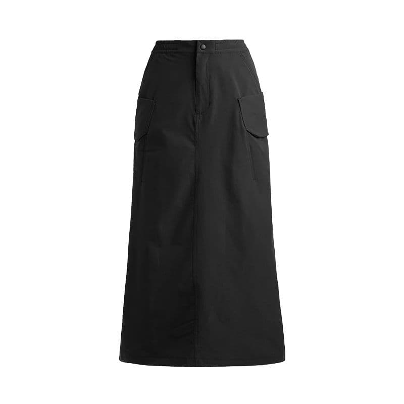 Юбка Under Armour SS25 Повседневная Длинная Юбка Женская Черная - изображение 1