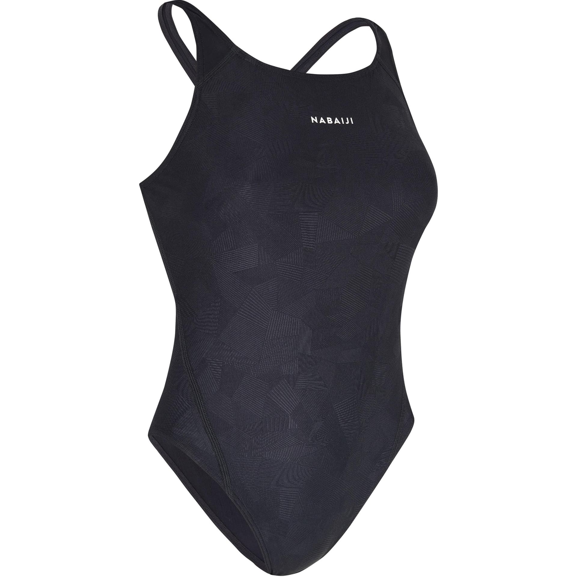 DECATHLON 500 Collection NABAIJI KAMYLEON GEOL Ван-Пис Купальник Женские Дымчатый Черный - изображение 1