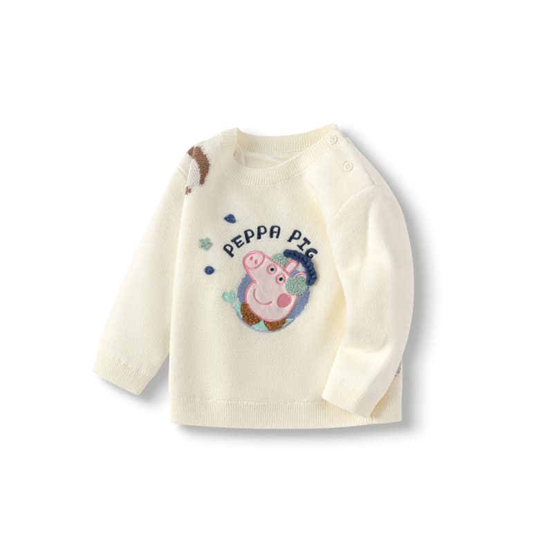 BALABALA X PEPPA PIG Свитер Экрю Детский - изображение 1
