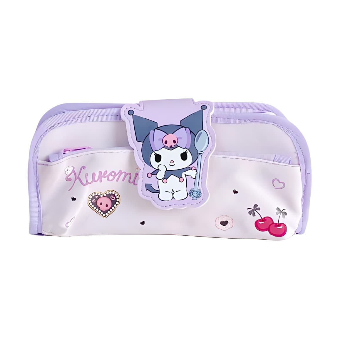 Sanrio Kurumi Полиэстер Волокно Косметичка Женская Фиолетовая - изображение 1