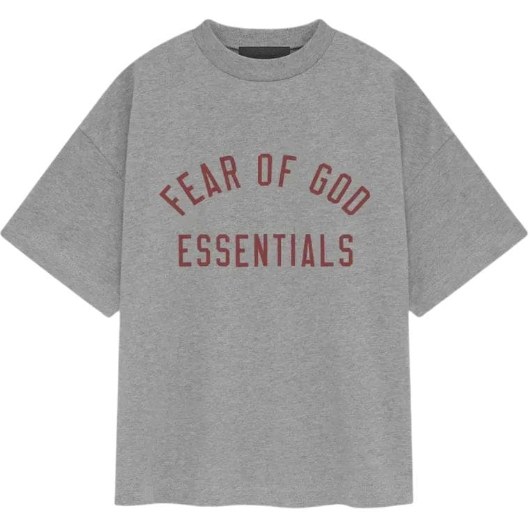 Футболка Fear of God ESSENTIALS T-Рубашка Kids Джерси Crewneck Темный Вереск Овсяный Серый Детский - изображение 1