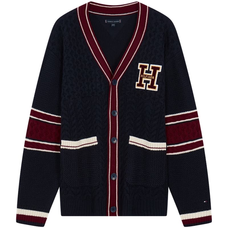 Tommy Hilfiger Свитер Темно-синий Красный и Белый Детский - изображение 1