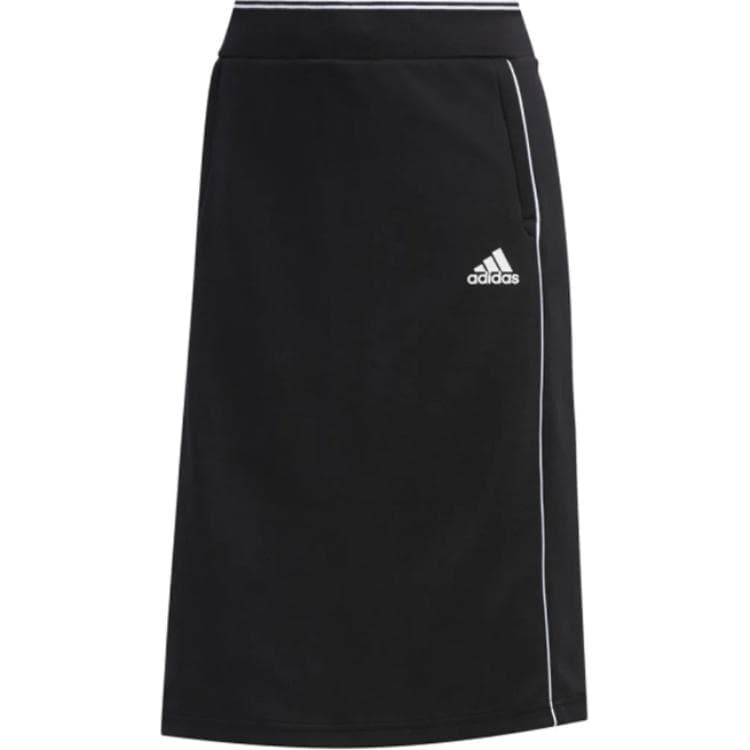 Юбка Adidas Повседневная Длинная Юбка Женская Черная - изображение 1