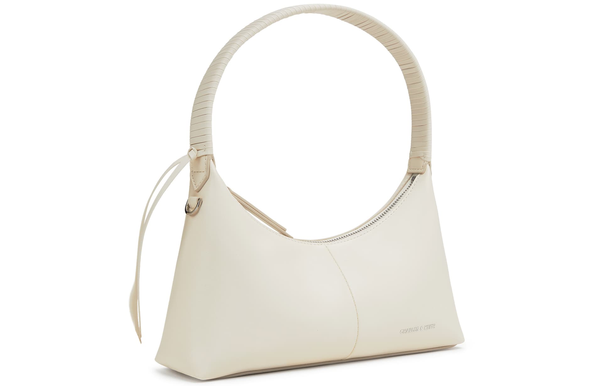 Мини-сумка CHARLES&KEITH Мягкая минималистичная PU сумка через плечо маленький размер женский многоцветный - изображение 2