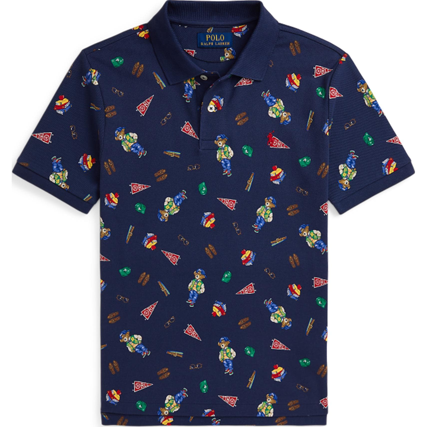 Футболка Polo Ralph Lauren T-рубашка SS24 синяя детская - изображение 1