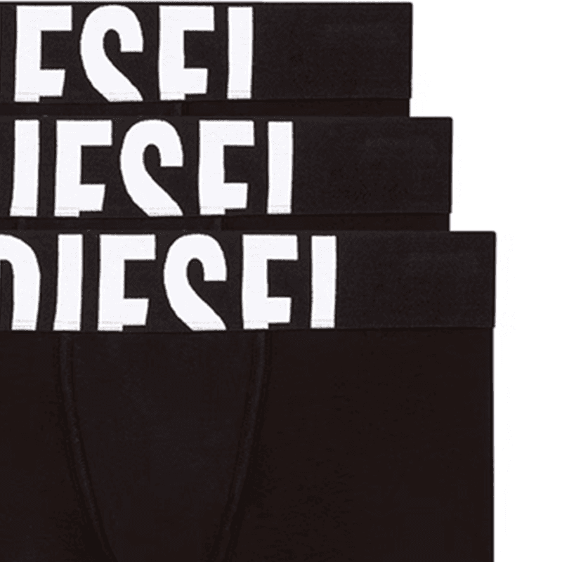 Трусы Diesel Мужское нижнее белье 3 штуки черное - изображение 2