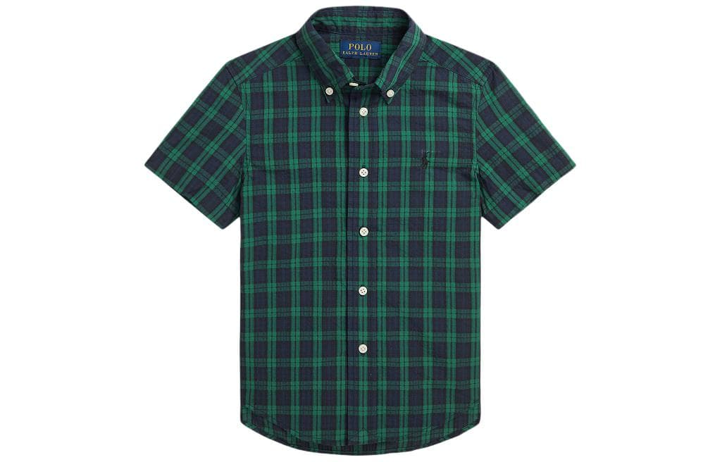 Polo Ralph Lauren Рубашка SS24 Зелёный Детский - изображение 1