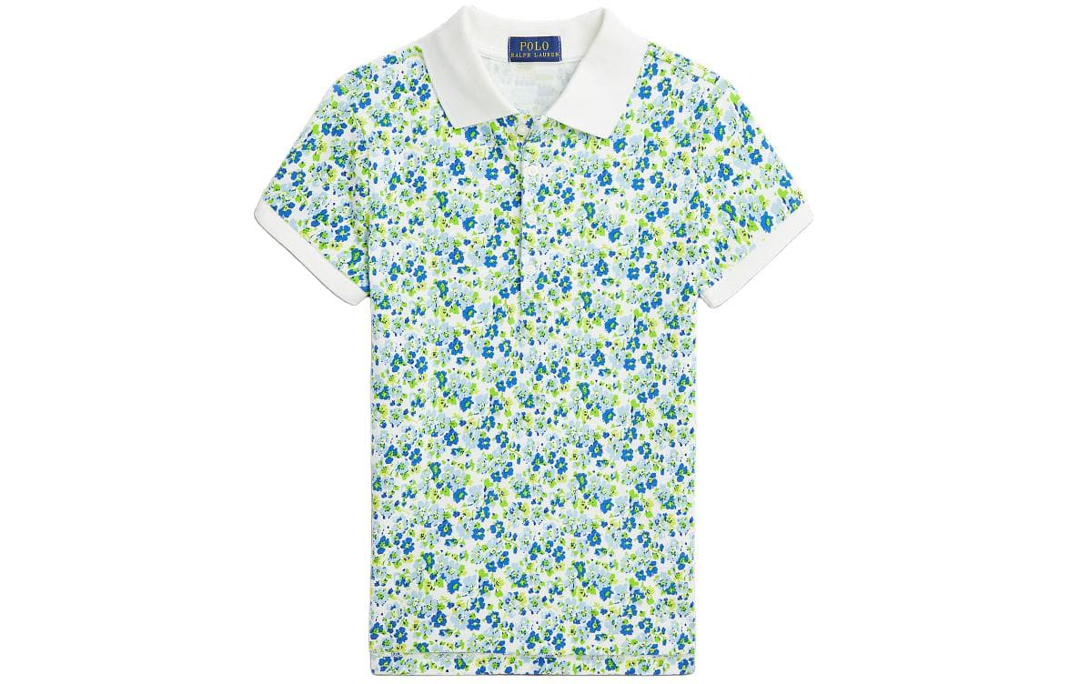 Футболка Polo Ralph Lauren T-рубашка SS24 зеленая детская - изображение 1