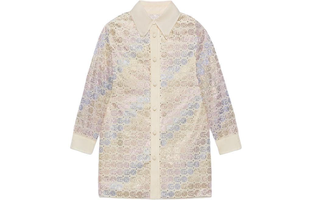 GUCCI Children's Silk Organza Dress With Crystals - изображение 1
