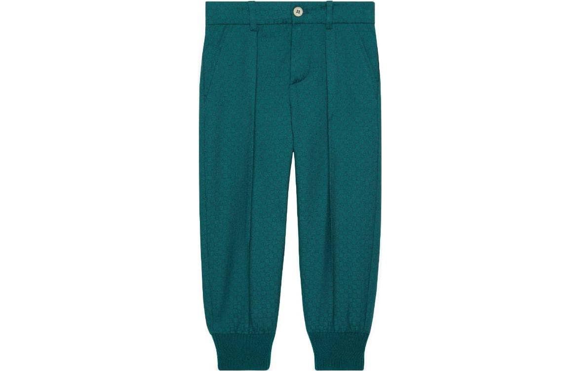 Gucci Спортивные трикотажные брюки Зелёный Детский - изображение 1