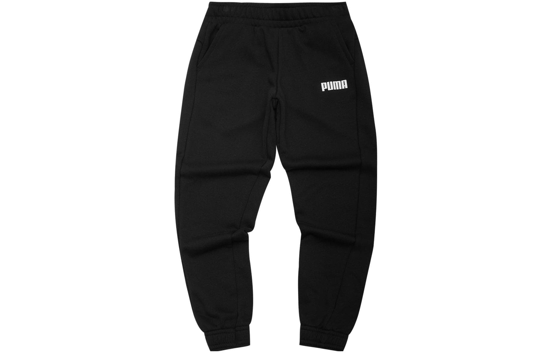 PUMA Спортивные трикотажные брюки Essentials Черный Детский - изображение 1