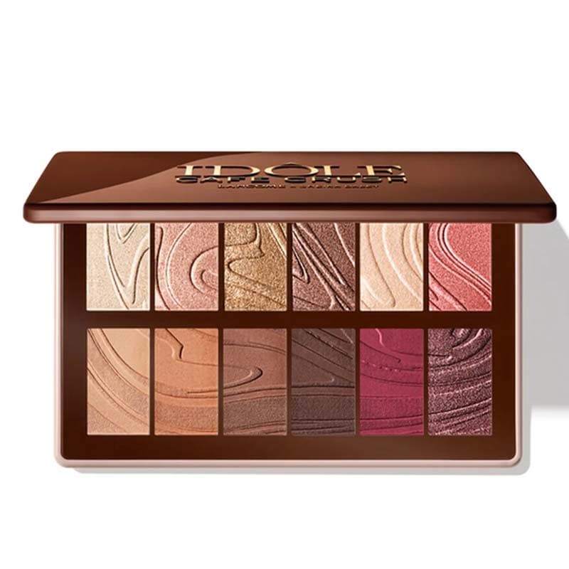 LANCOME 2025 Новый IS ME Кофе 12 оттенков Мокка-мусс Тени для век Легко смешиваемые Однотонный финиш - изображение 2