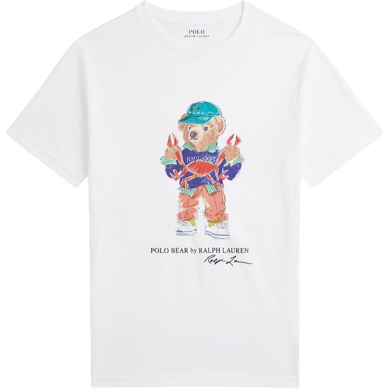 Футболка Polo Ralph Lauren T-рубашка белая детская - изображение 1