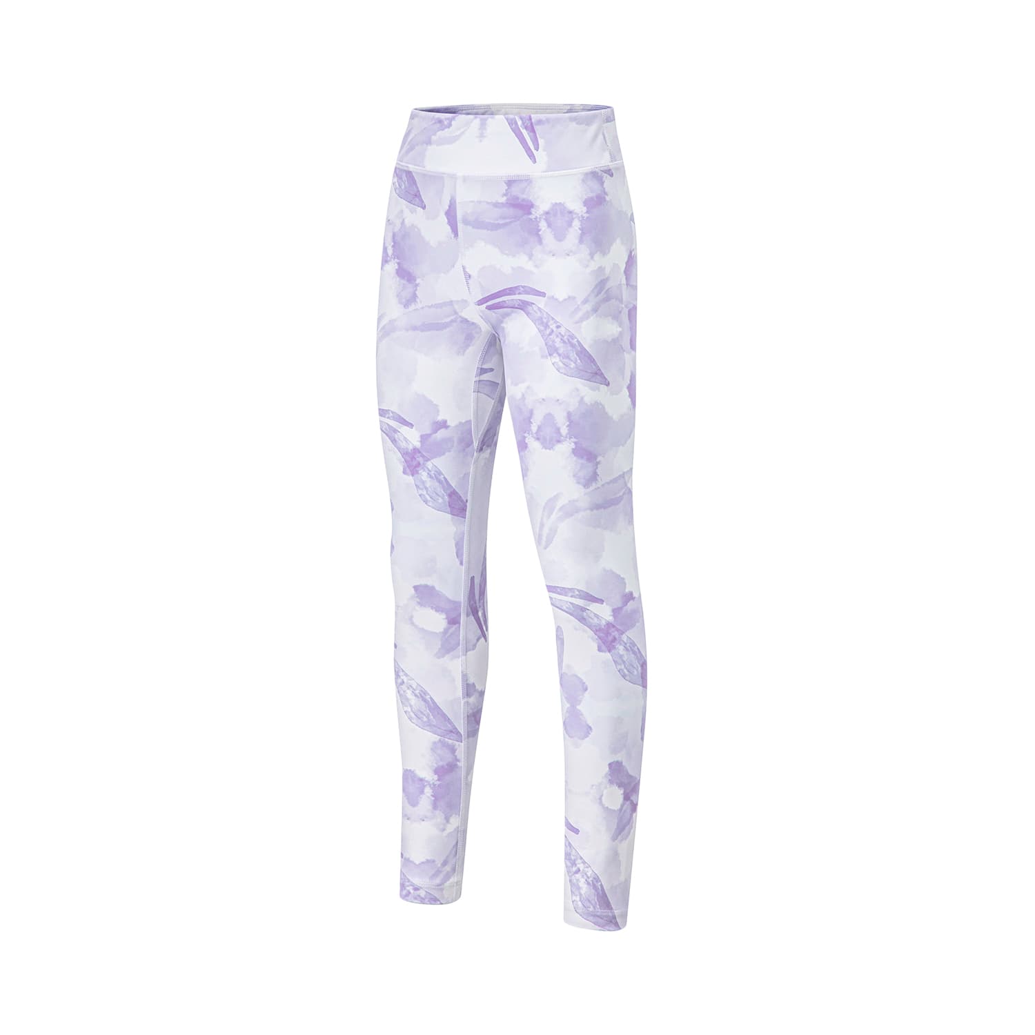 Li NING Young Спортивные трикотажные брюки Overall Fitness Полный принт Фиолетовый Чернила Full Of Печатная гравюра - изображение 1