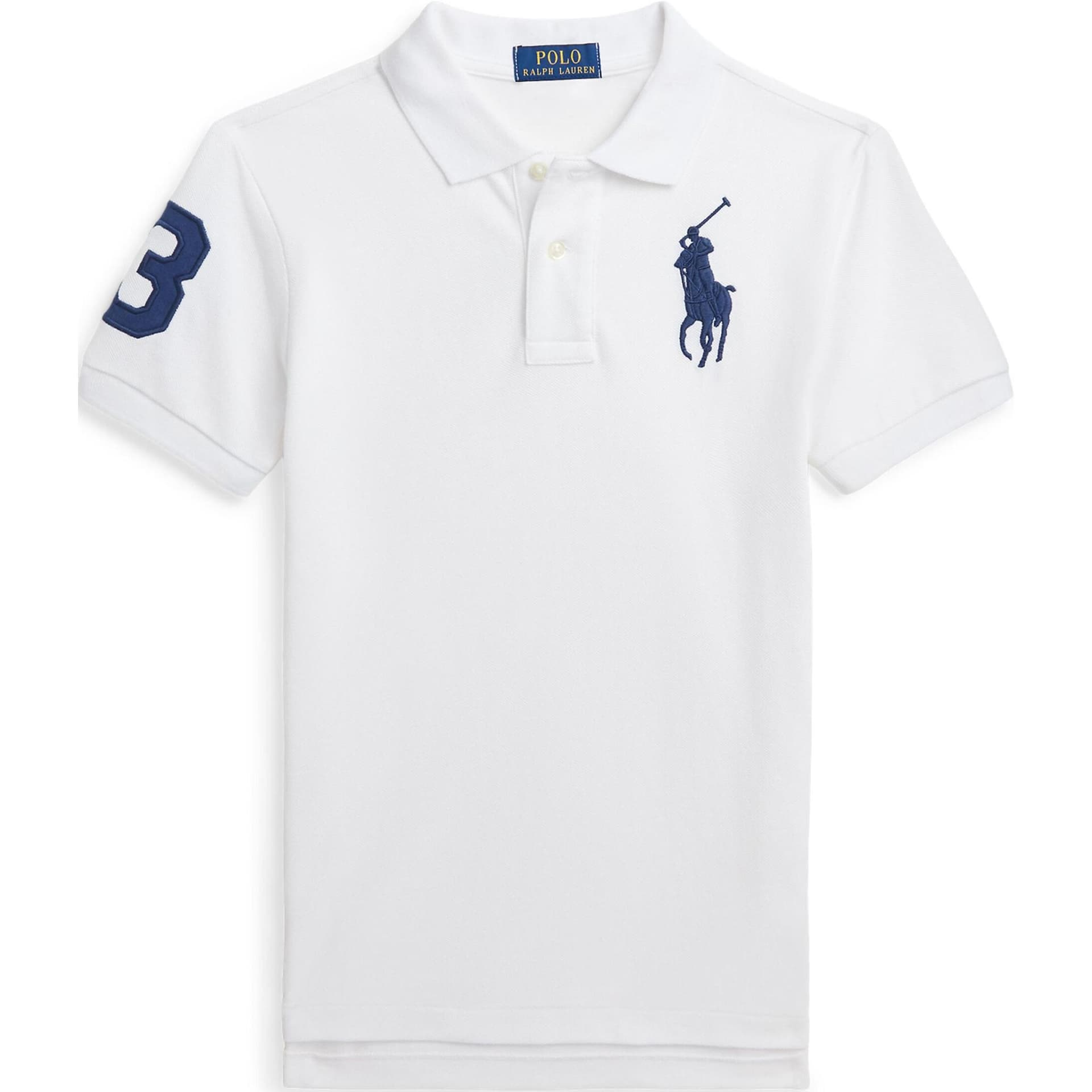 Polo Ralph Lauren Big pony Поло Облегающий Белый Подростки - изображение 1