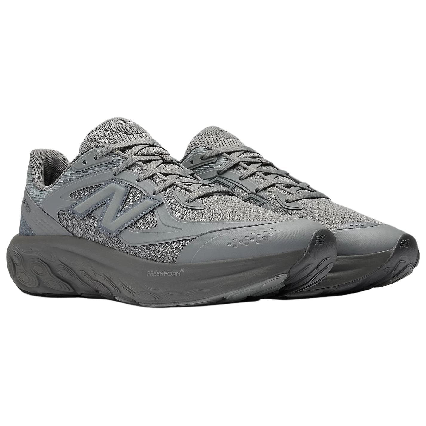 Кроссовки для бега New Balance Fresh Foam Trainer Дышащие Низкие Повседневные Беговые Кроссовки Унисекс Серые - изображение 2