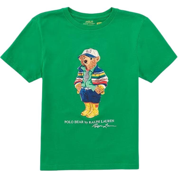 Футболка Polo Ralph Lauren T-рубашка зеленая детская - изображение 1