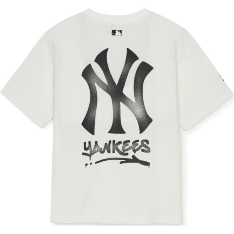 Футболка MLB KIDS Basic New York Yankees T-Shirt SS25 Белая Детская - изображение 1