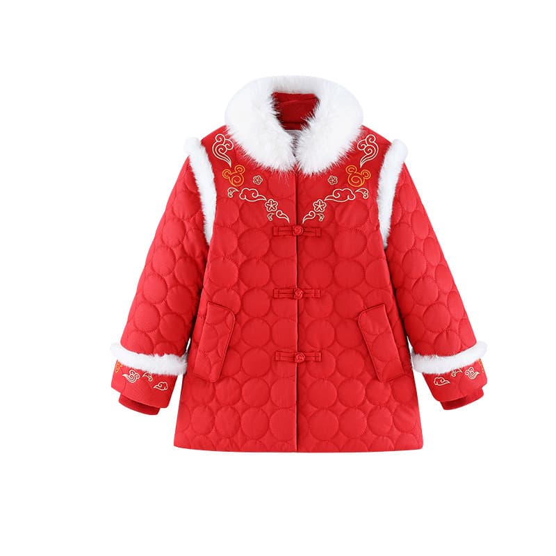 Disney PARKA Пальто Minnie Series Красный Детский - изображение 1