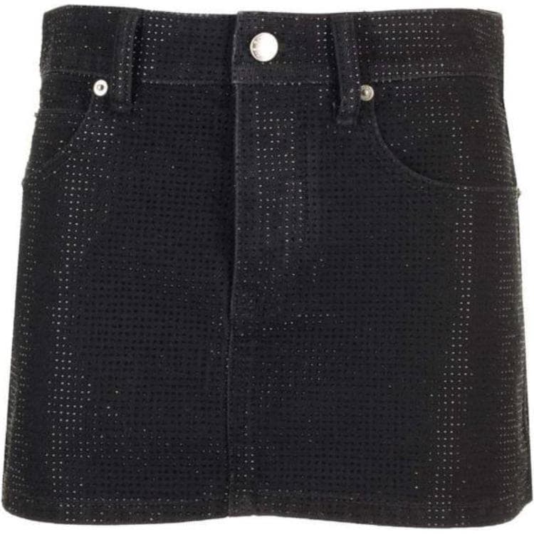 Alexander Wang Джинсовые короткие юбки женские черные - изображение 1