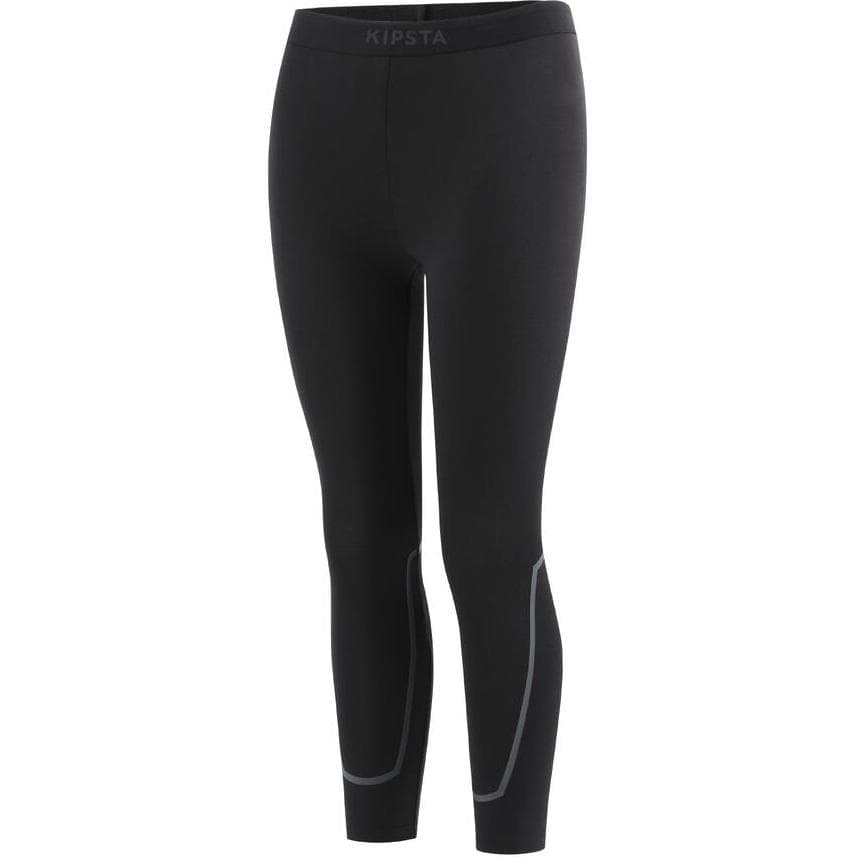 DECATHLON Спортивные трикотажные брюки Черный Детский - изображение 1