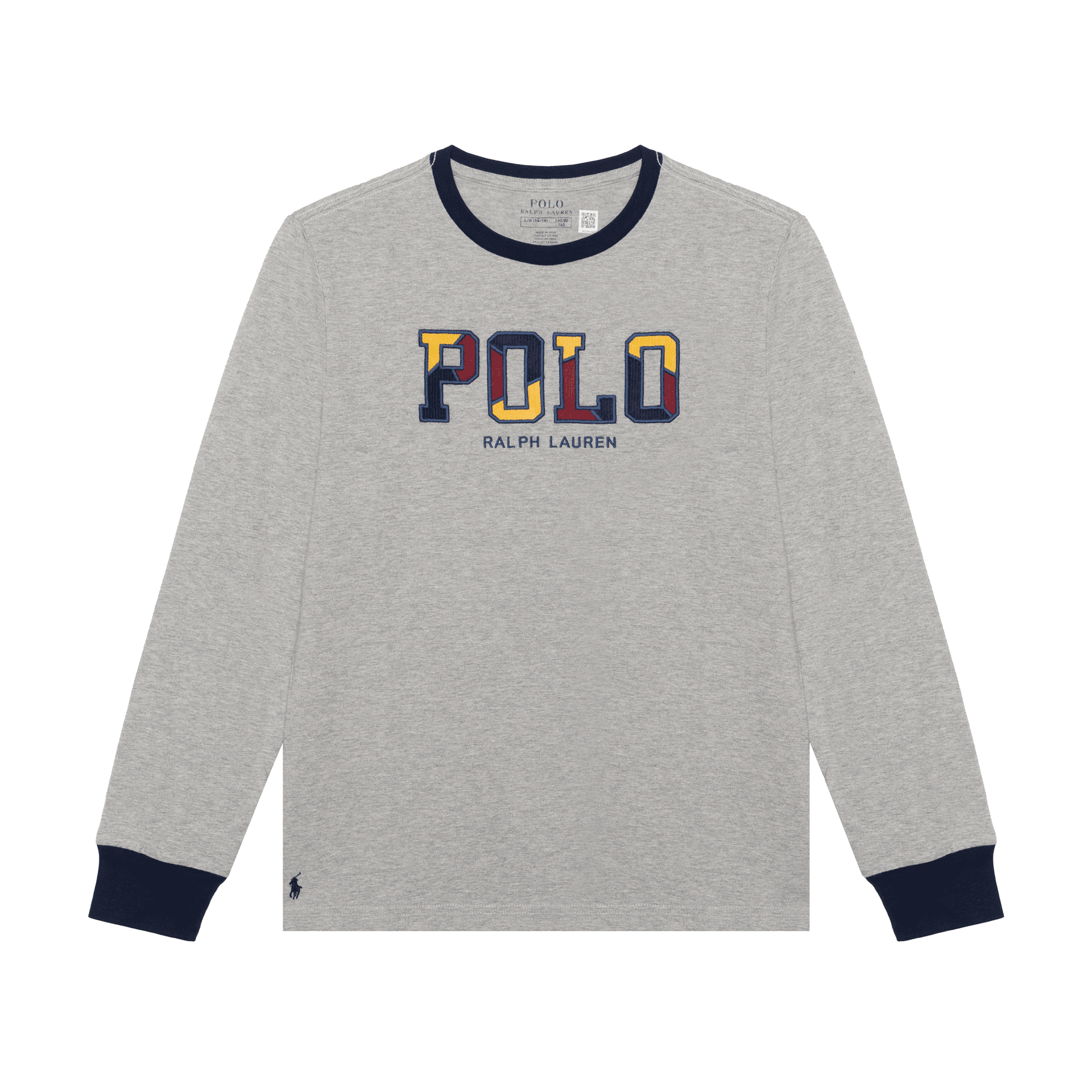 Футболка Polo Ralph Lauren T-рубашка серая детская - изображение 1