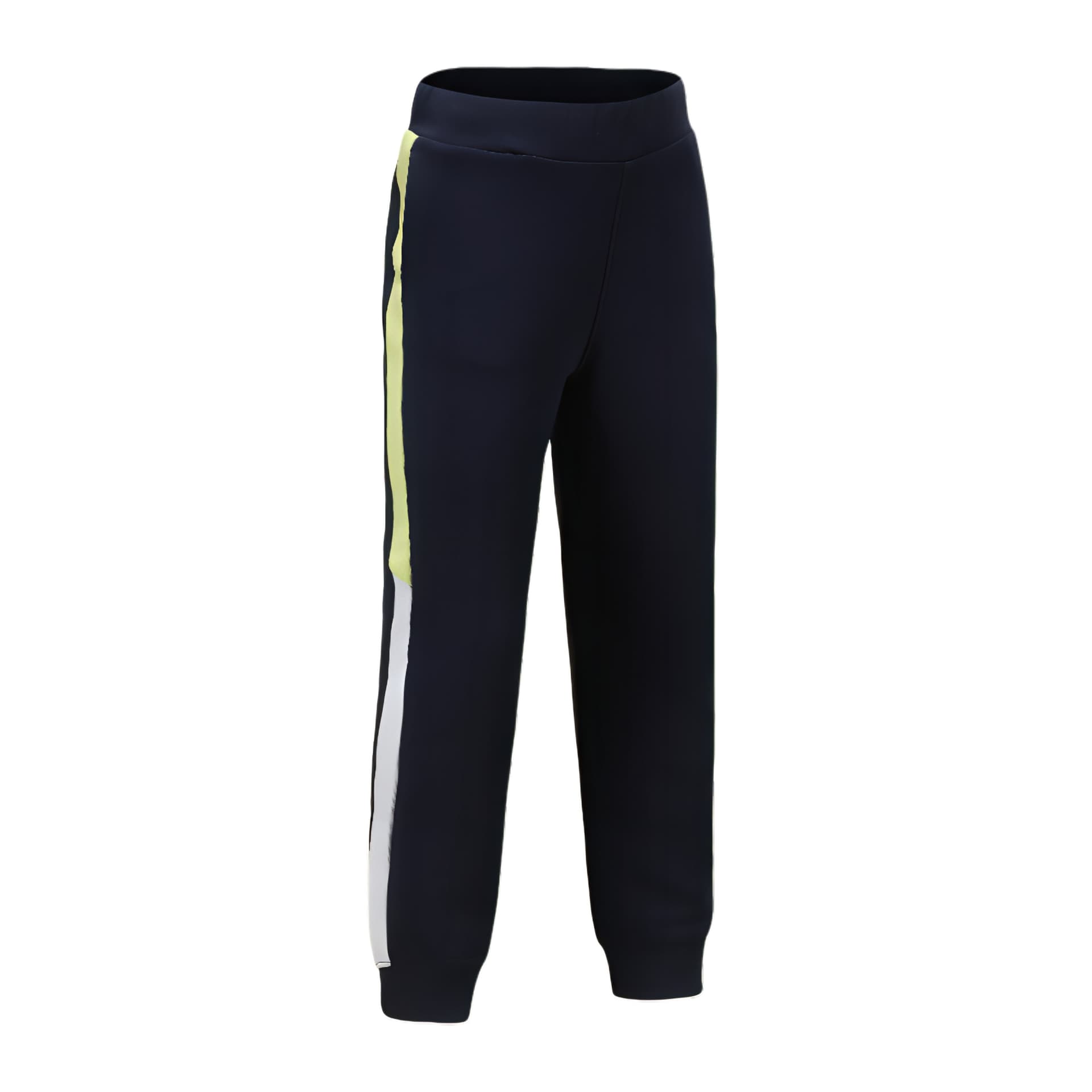 DECATHLON Спортивные трикотажные брюки Черный Детский - изображение 1