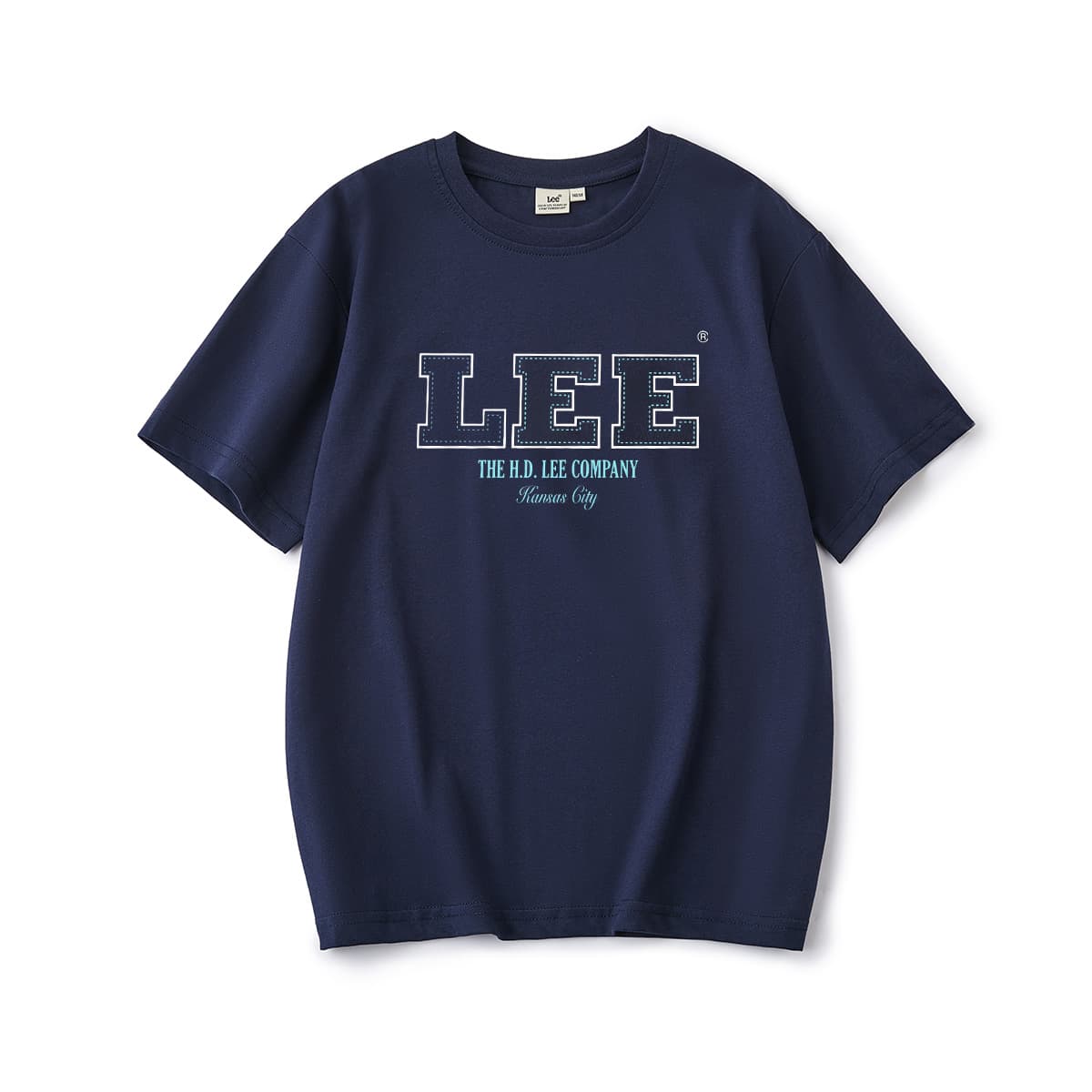 Футболка LEE KIDS T-рубашка темно-синяя детская - изображение 1