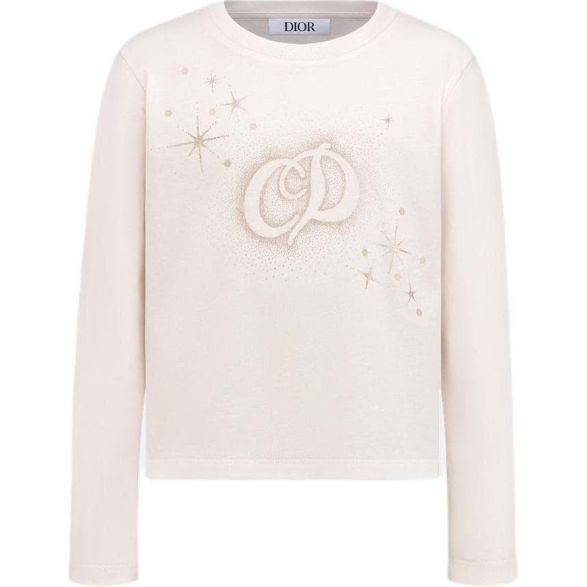 Футболка dior Футболка SS25 Ванильный белый Детский - изображение 1