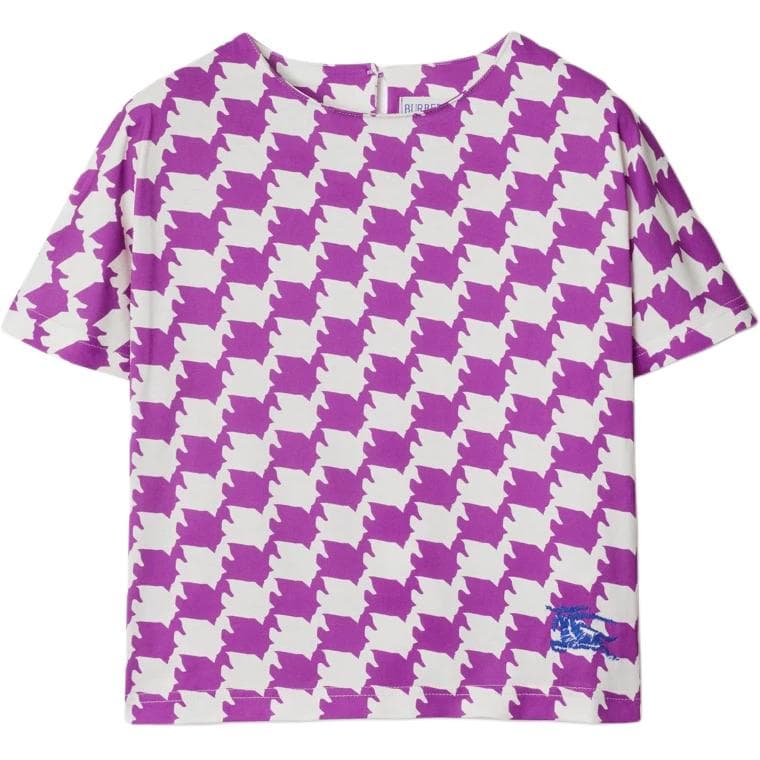 Футболка Burberry Фиолетовые Детские Рубашки T - изображение 1
